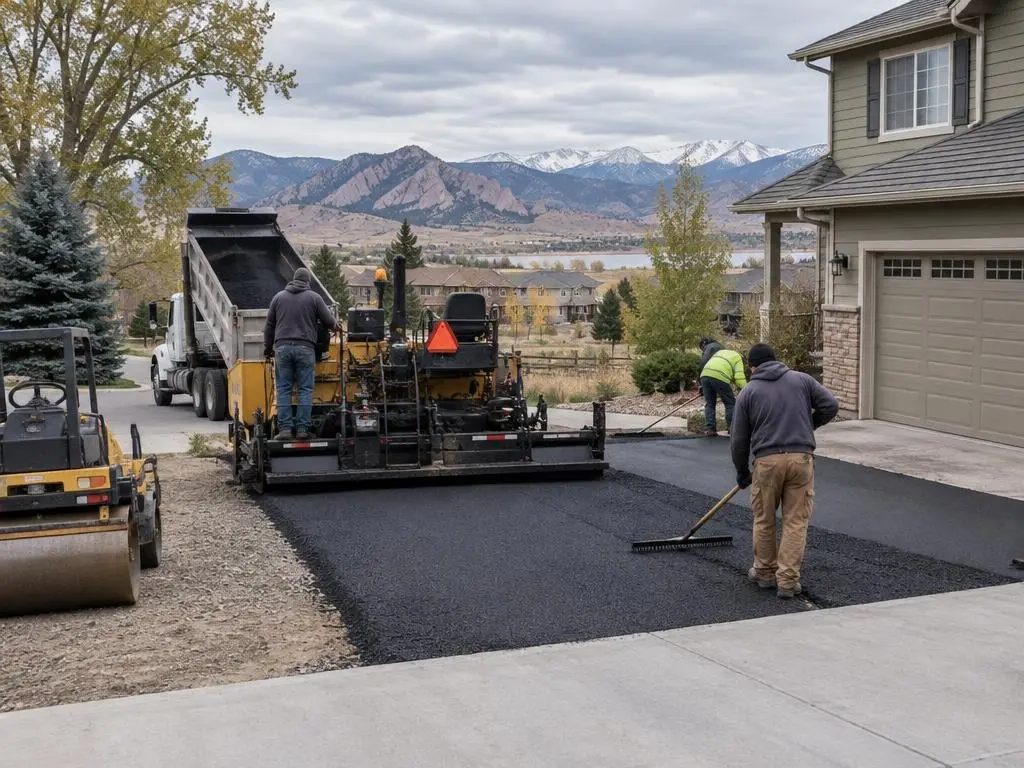 Asphalt Driveway Paving in Loveland, CO